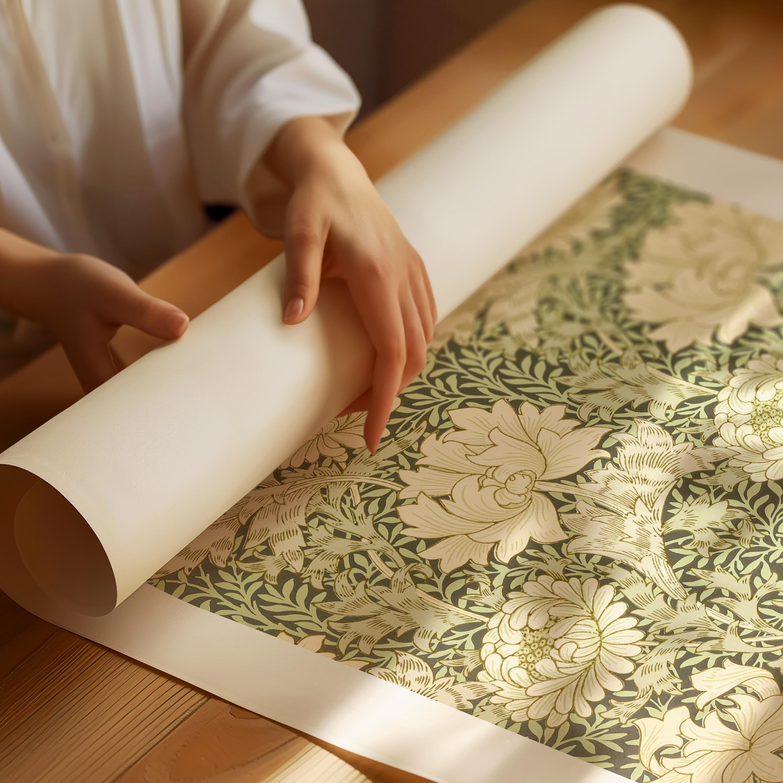 William Morris Chrysanthemum Poster