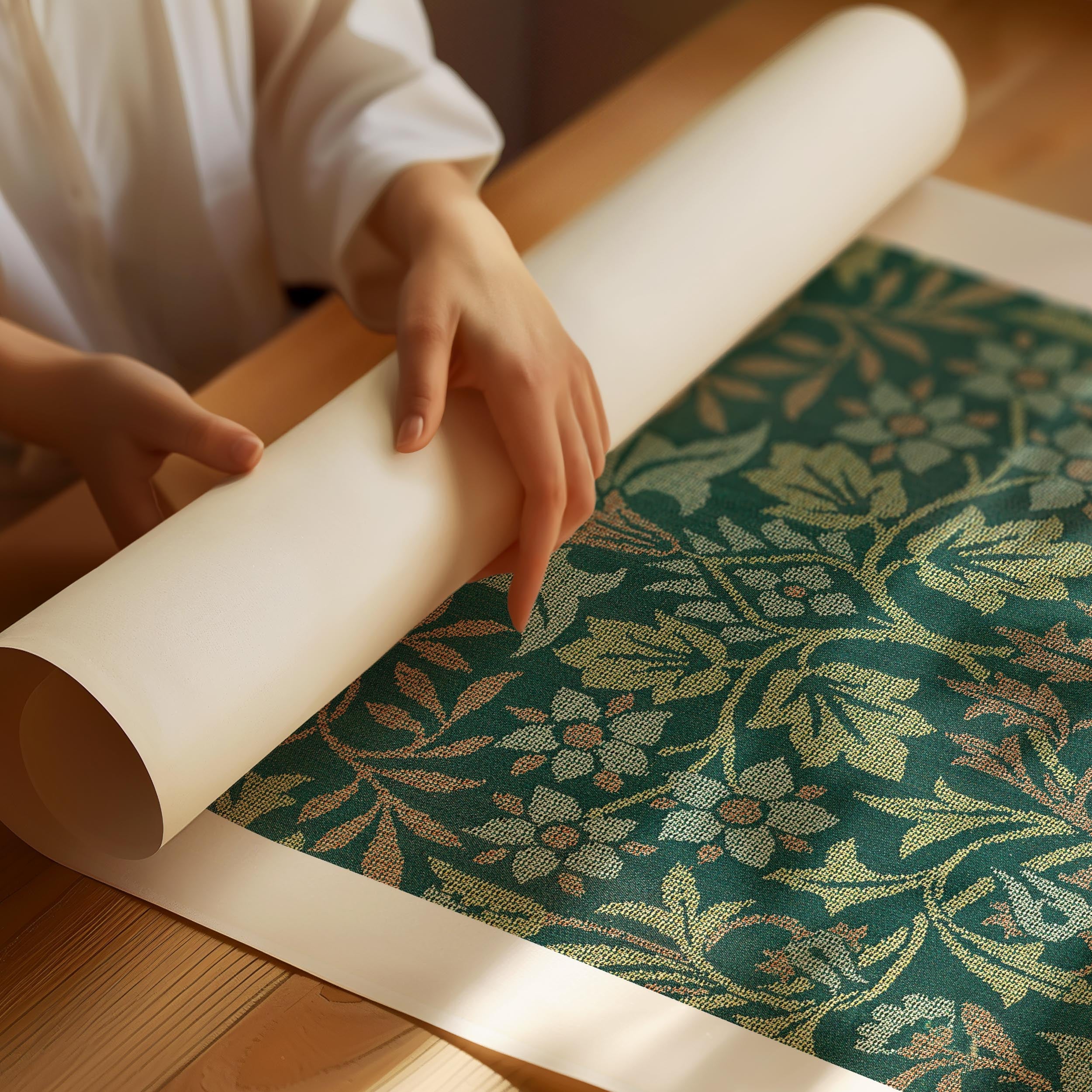 William Morris Flower Garden Poster
