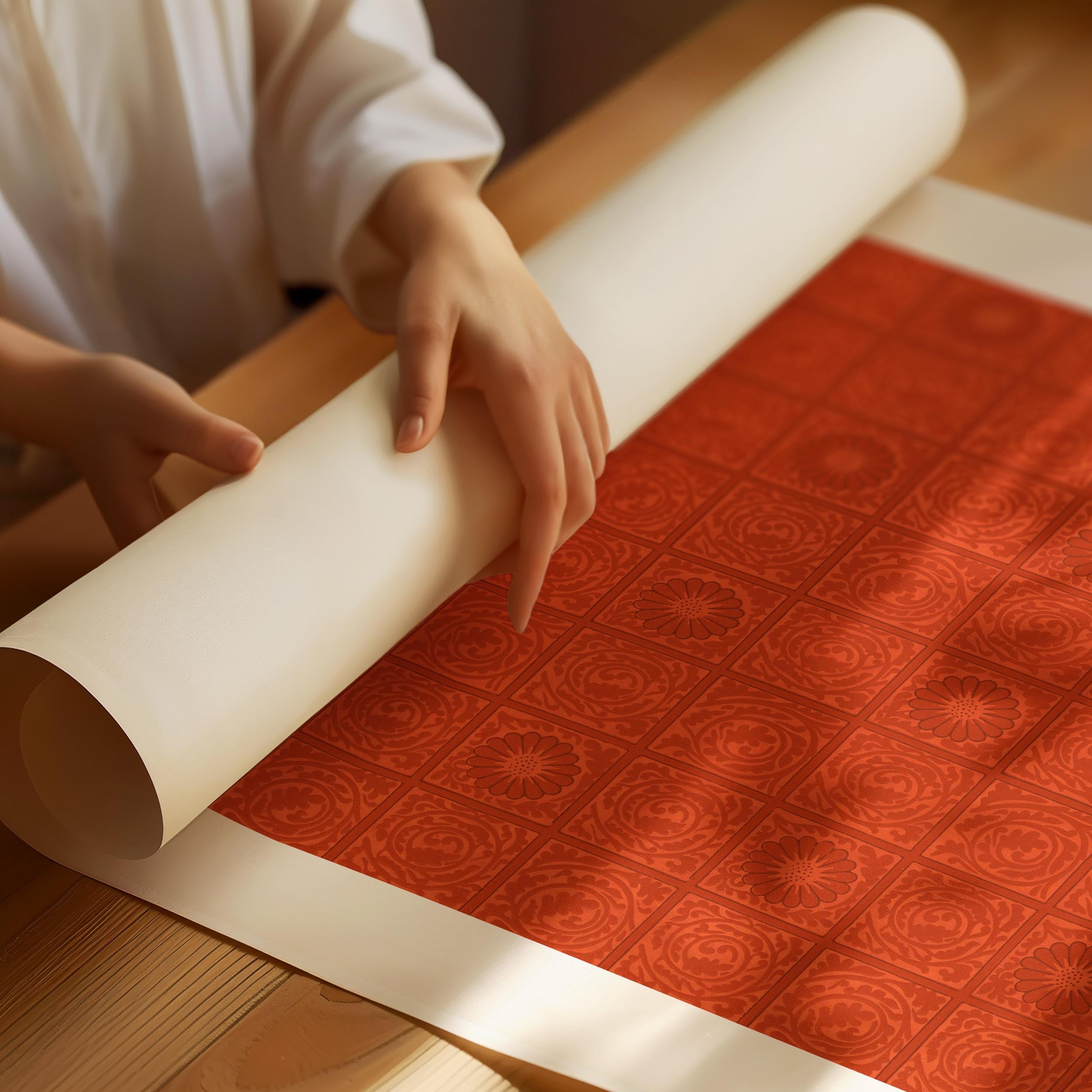 William Morris Diaper Pattern Poster