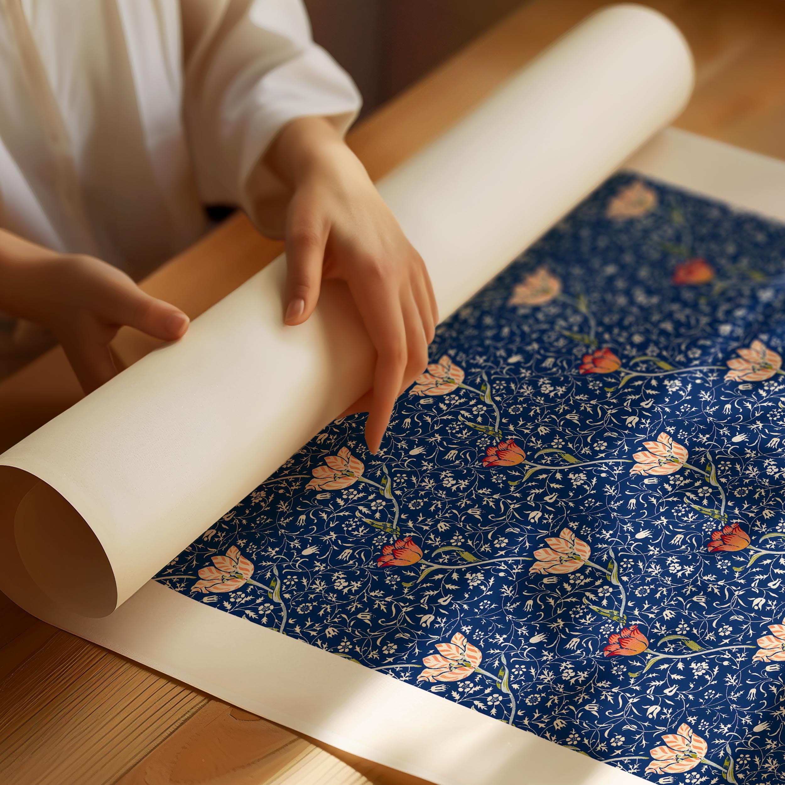 William Morris Tulip Flower Poster