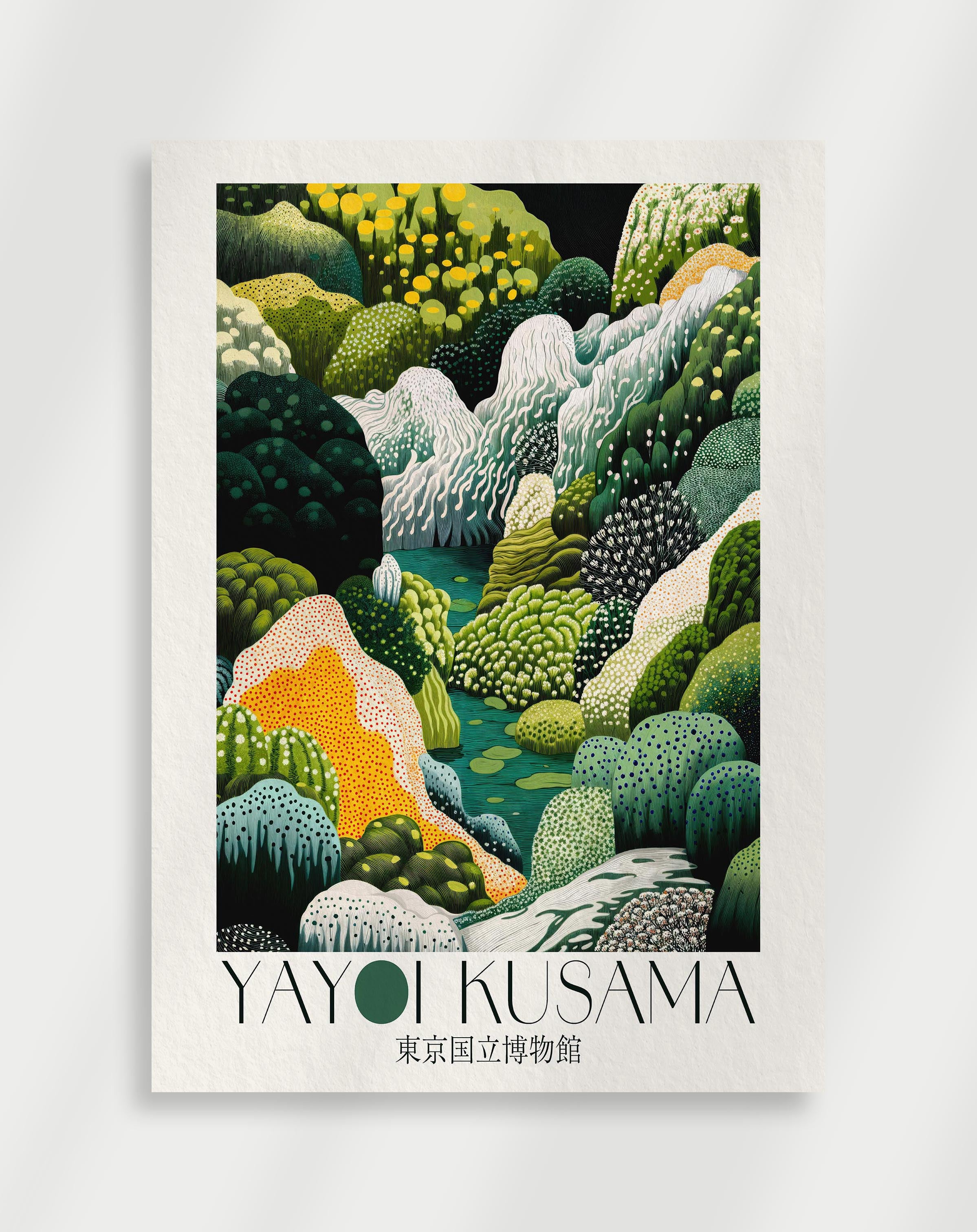 Yayoi Kusama Japandi Poster