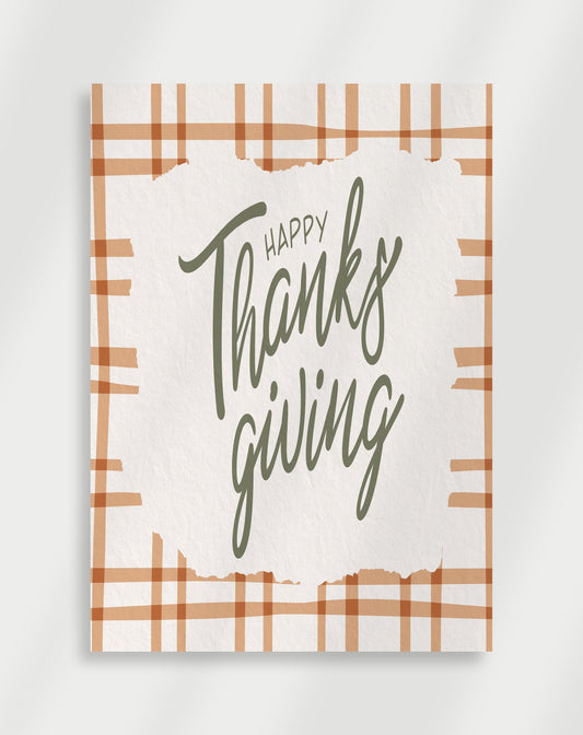 Thanksgiving höst poster