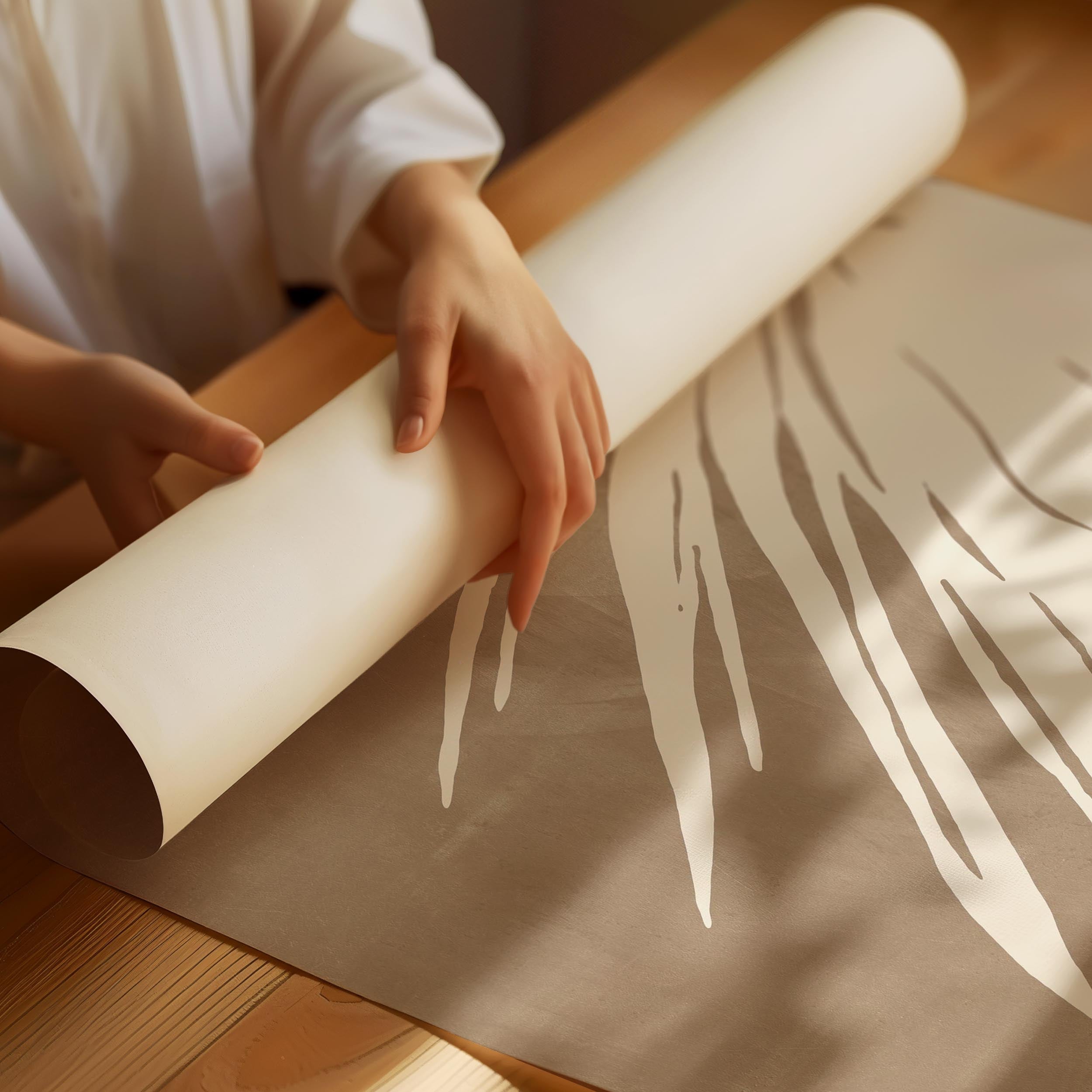 Palmblad Boho Poster