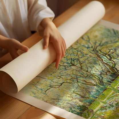 Van Gogh's 'The White Orchard' Poster