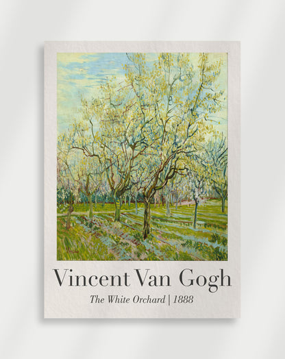 Van Gogh's 'The White Orchard' Poster