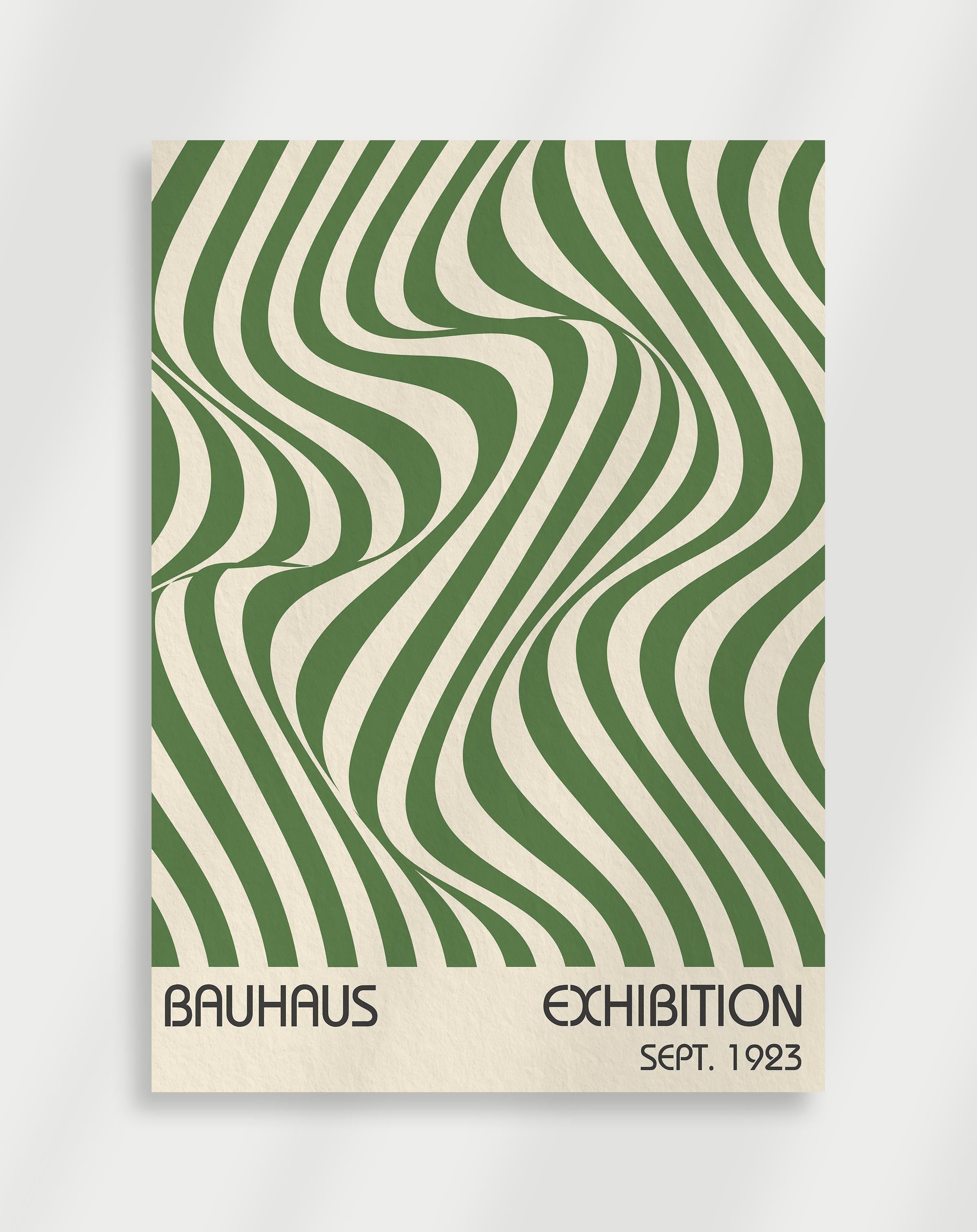 Bauhaus organiska linjer Poster