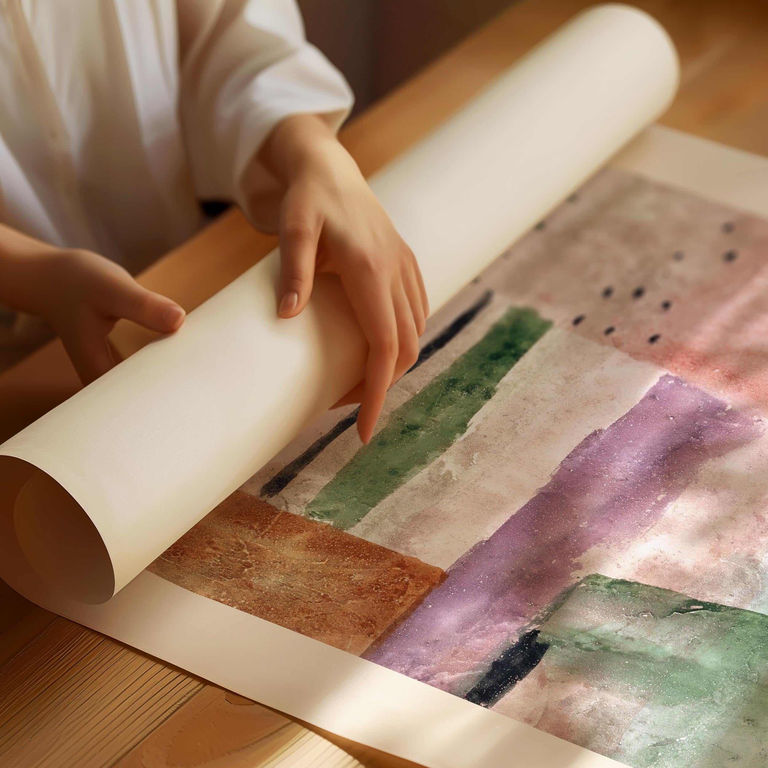 Paul Klee Landskapsaffisch – Mjuk abstrakt natur