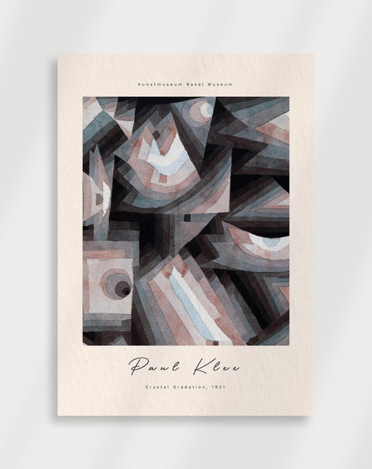Paul Klee "Kristallgradering"