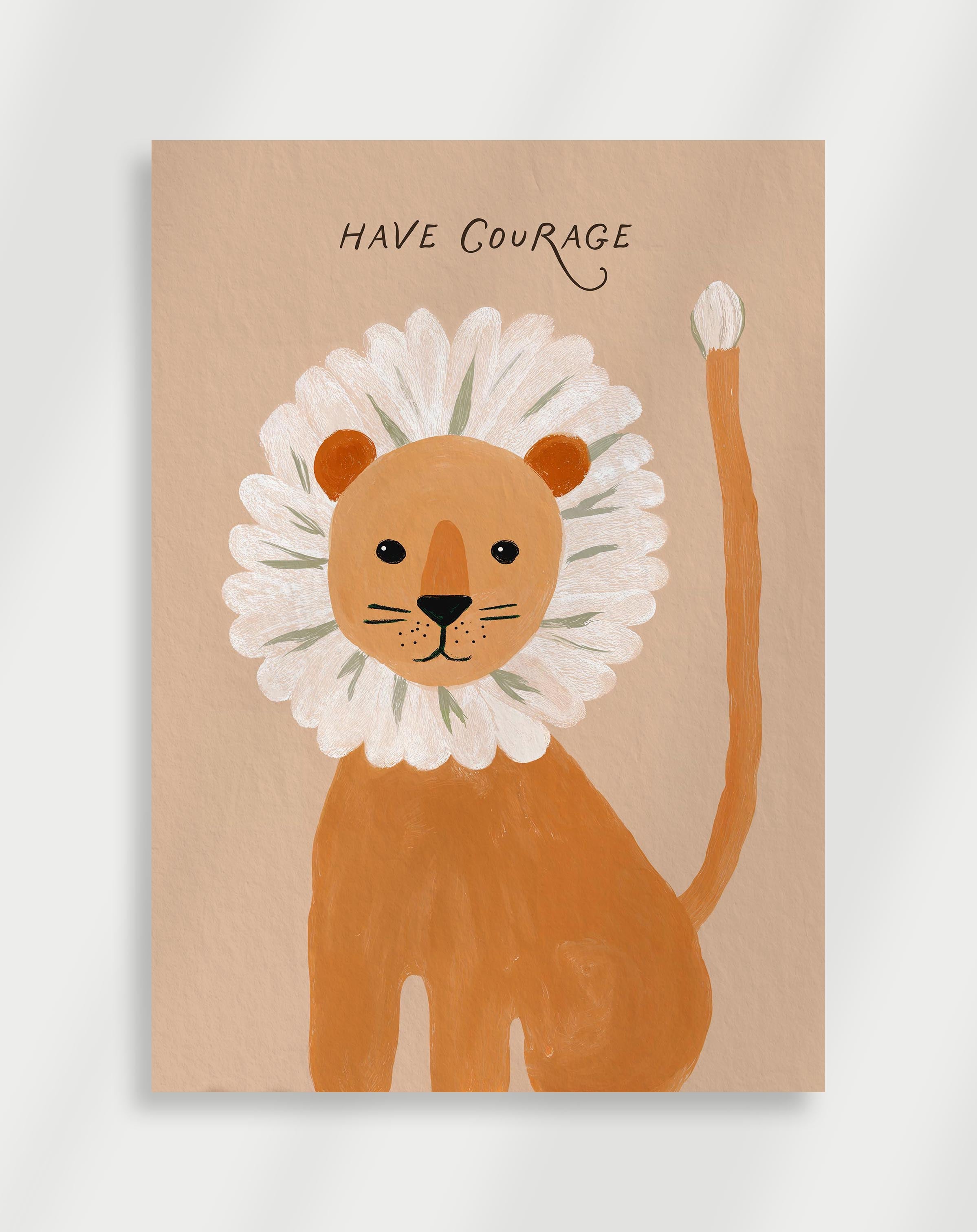 Cartoon lion Poster