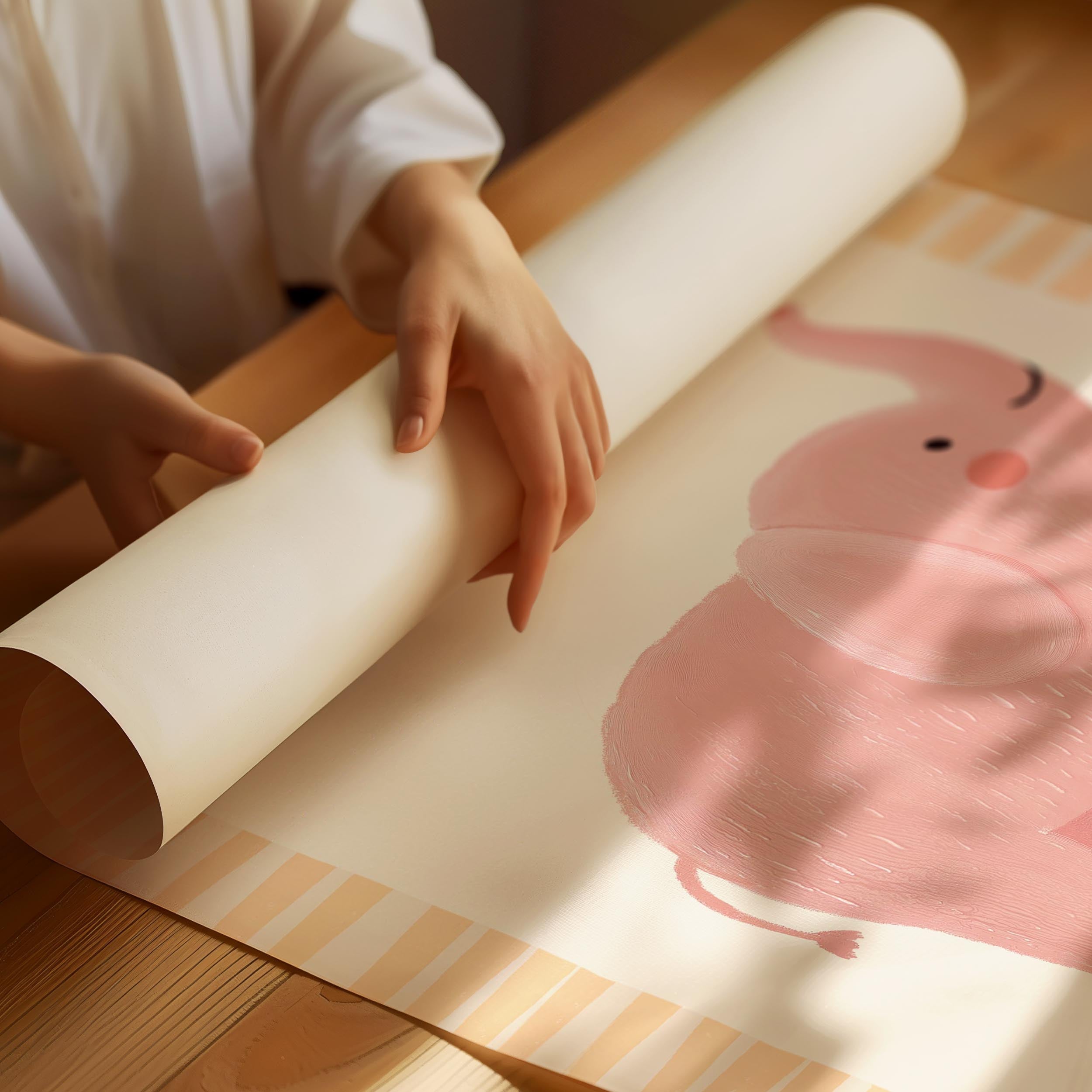 Pink Elephant Poster