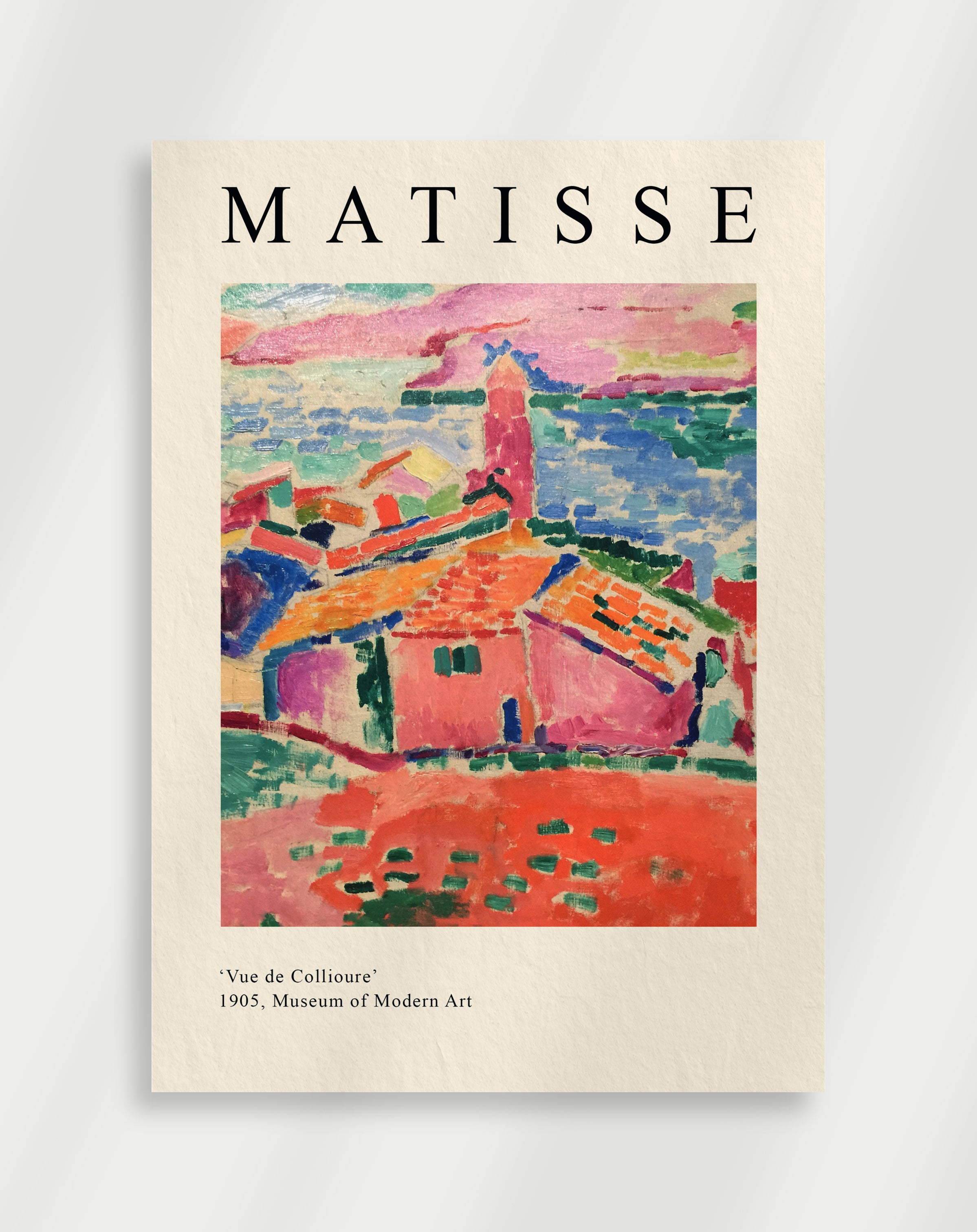 Matisse "Vue de Collioure" Konst Poster