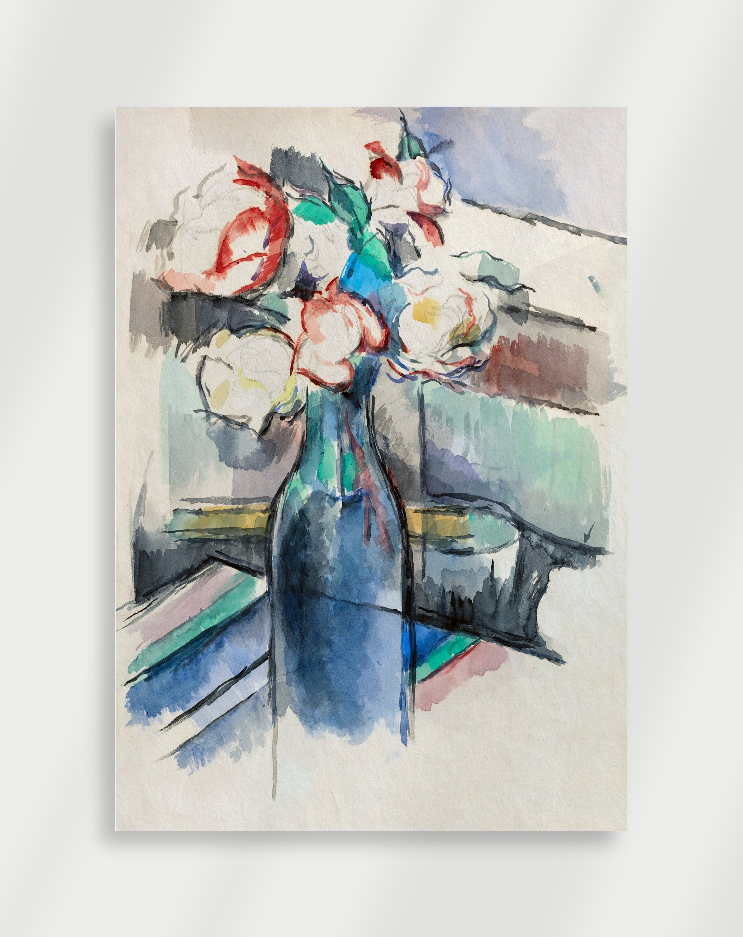 Vase With Flowers Art Poster