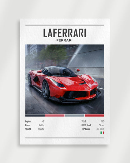 LaFerrari Car Poster