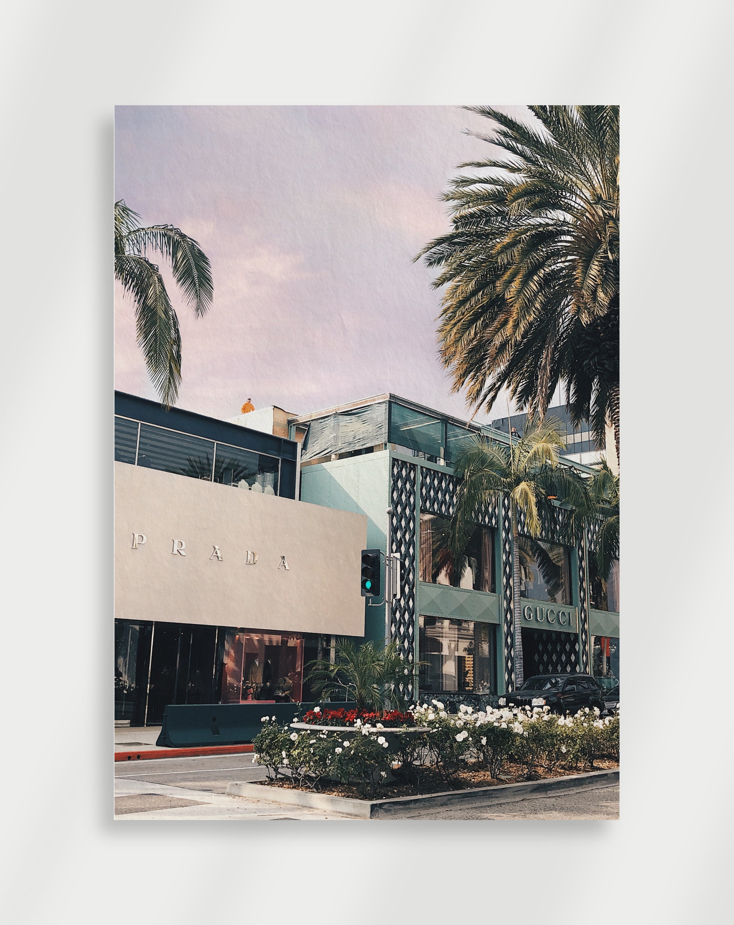 Prada x Gucci Designer Poster