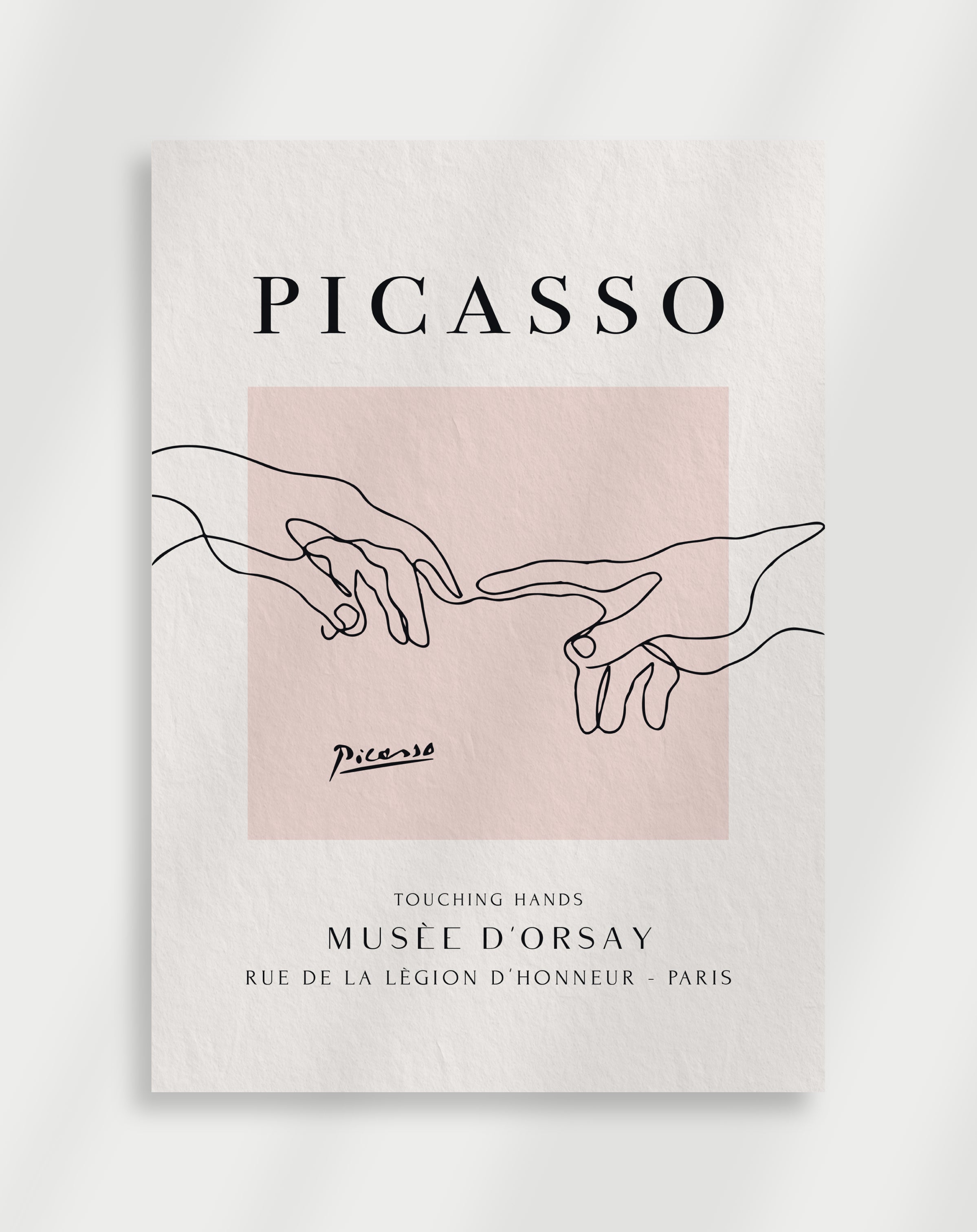 Picasso Hands Art Poster