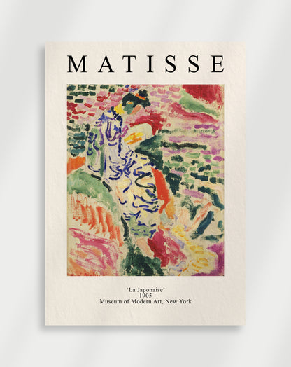 Matisse "La Japonaise" Art Poster