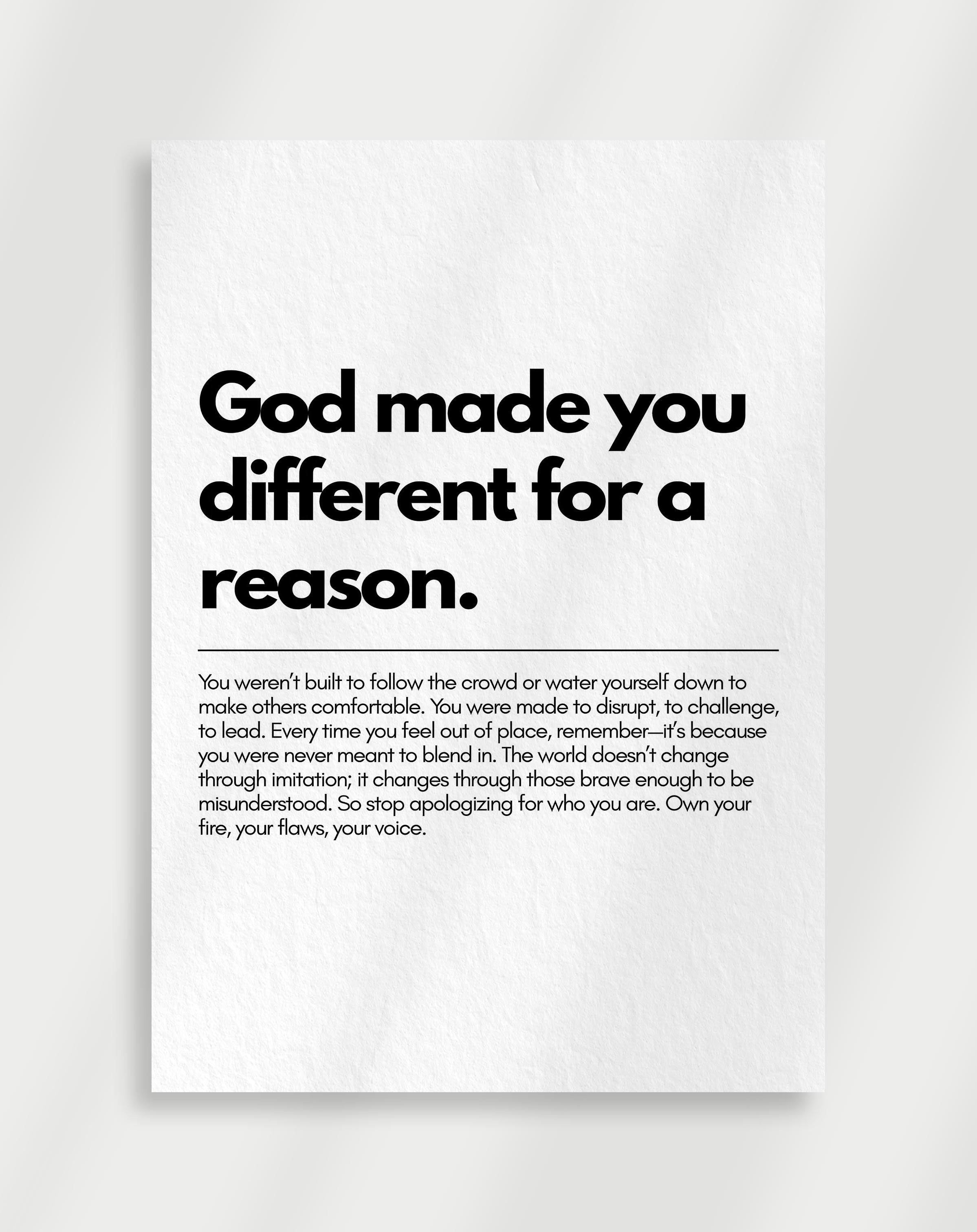 Motiverande citat-Poster