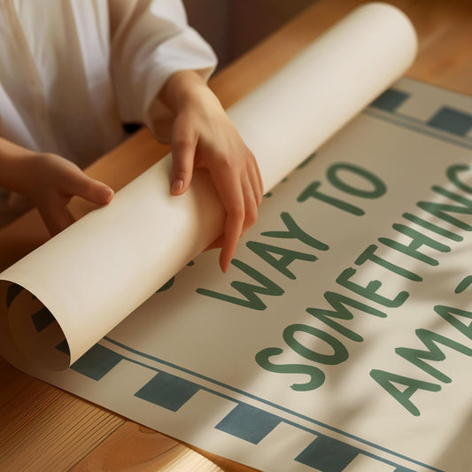 On the way to something amazing Poster