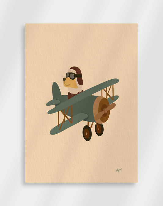 Dog pilot Poster