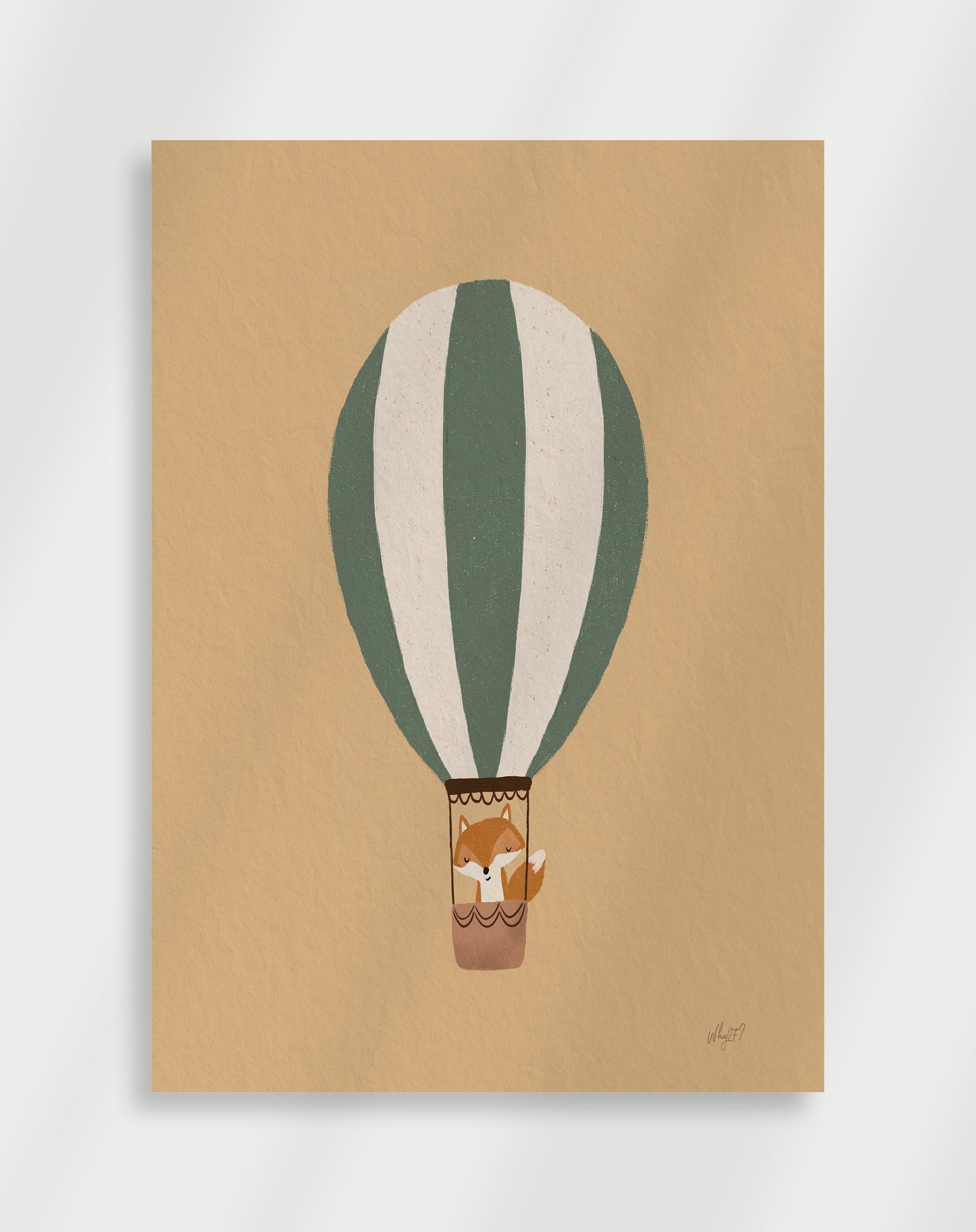 Hot air balloon Poster
