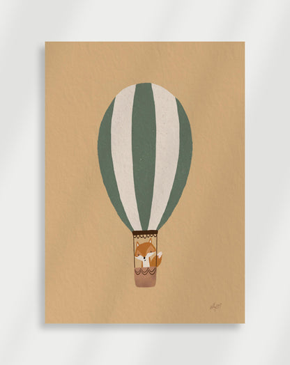 Hot air balloon Poster