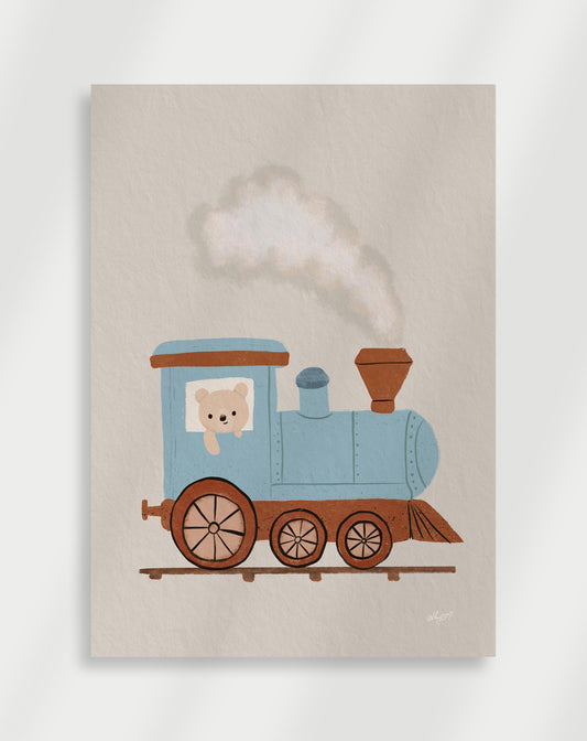 Blue train Poster
