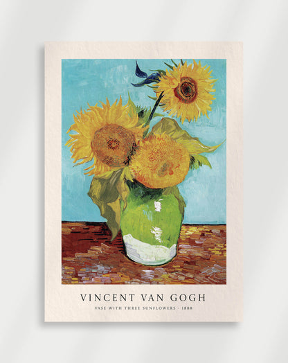Van Gogh Sunflower Poster