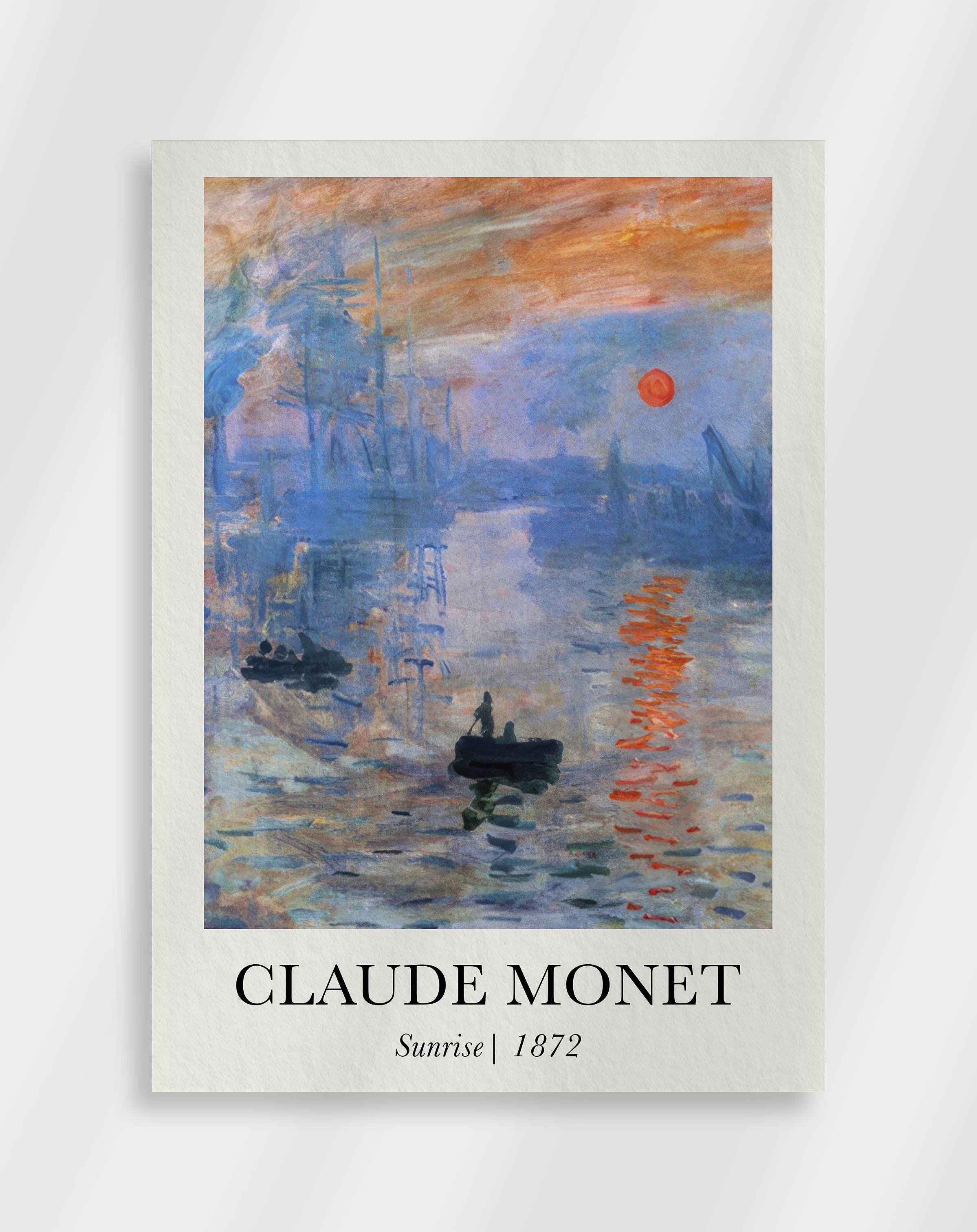 Monet "Sunrise" Poster