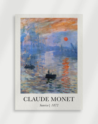 Monet "Sunrise" Poster