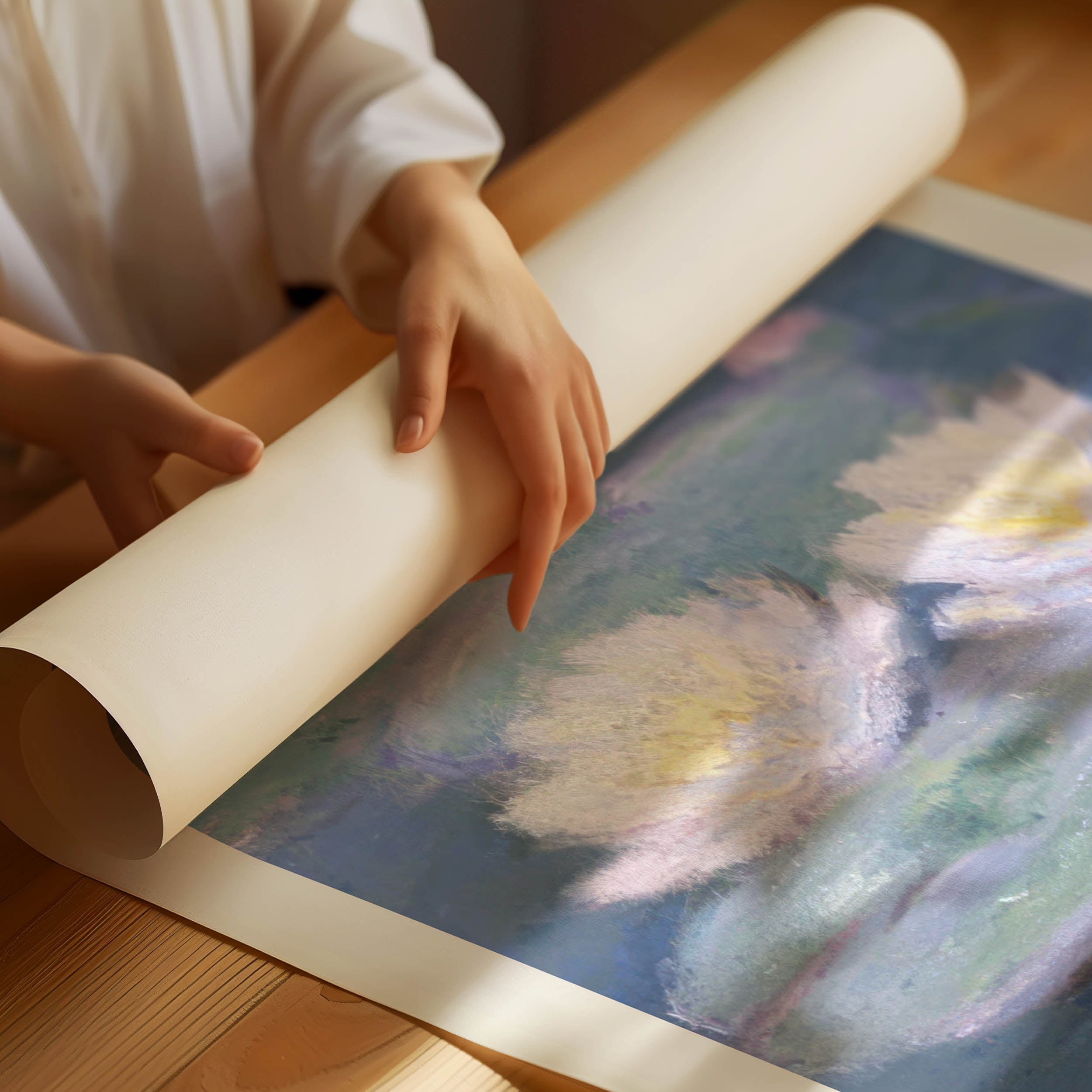 Monet "näckrosor" Poster