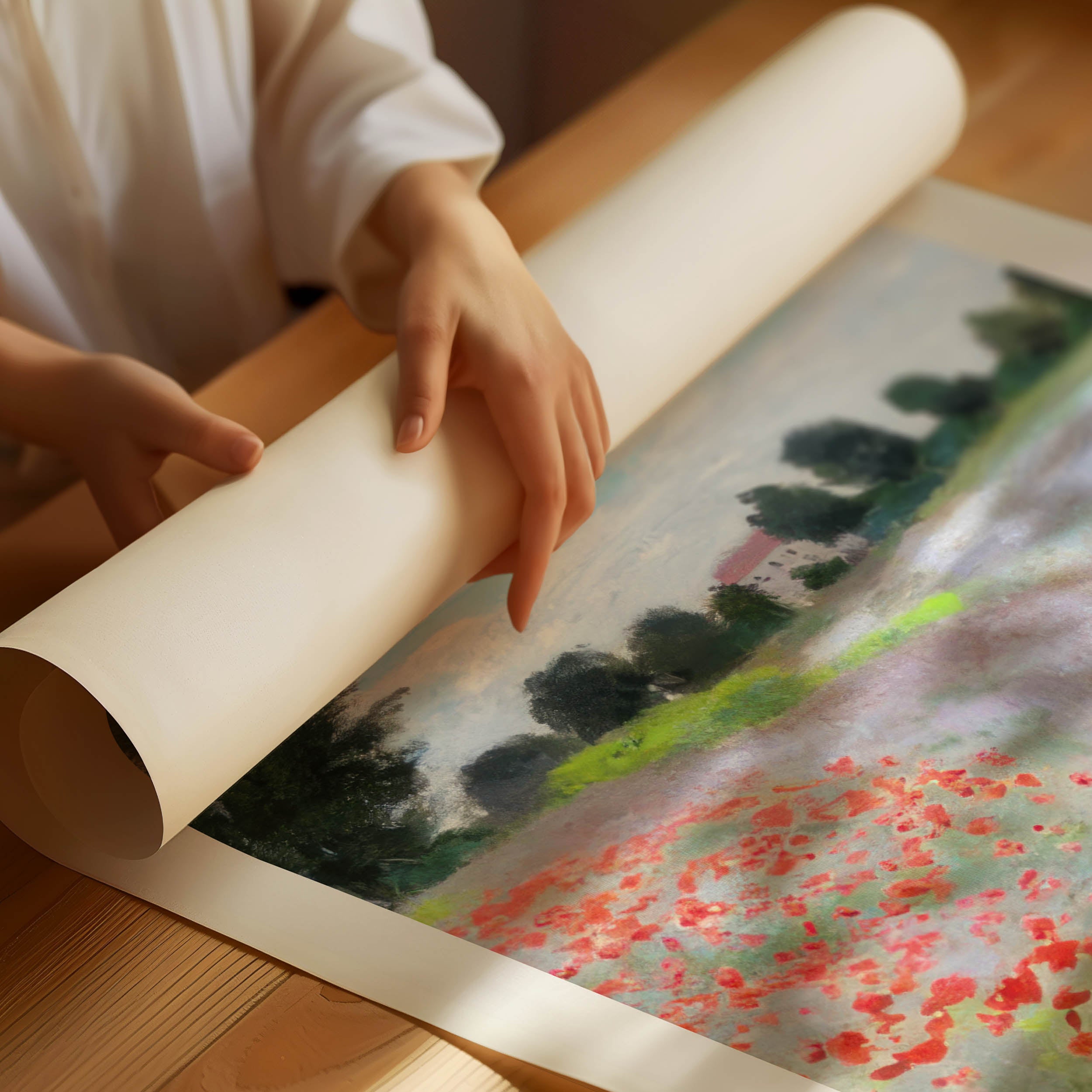 Monet "vallmo" Poster