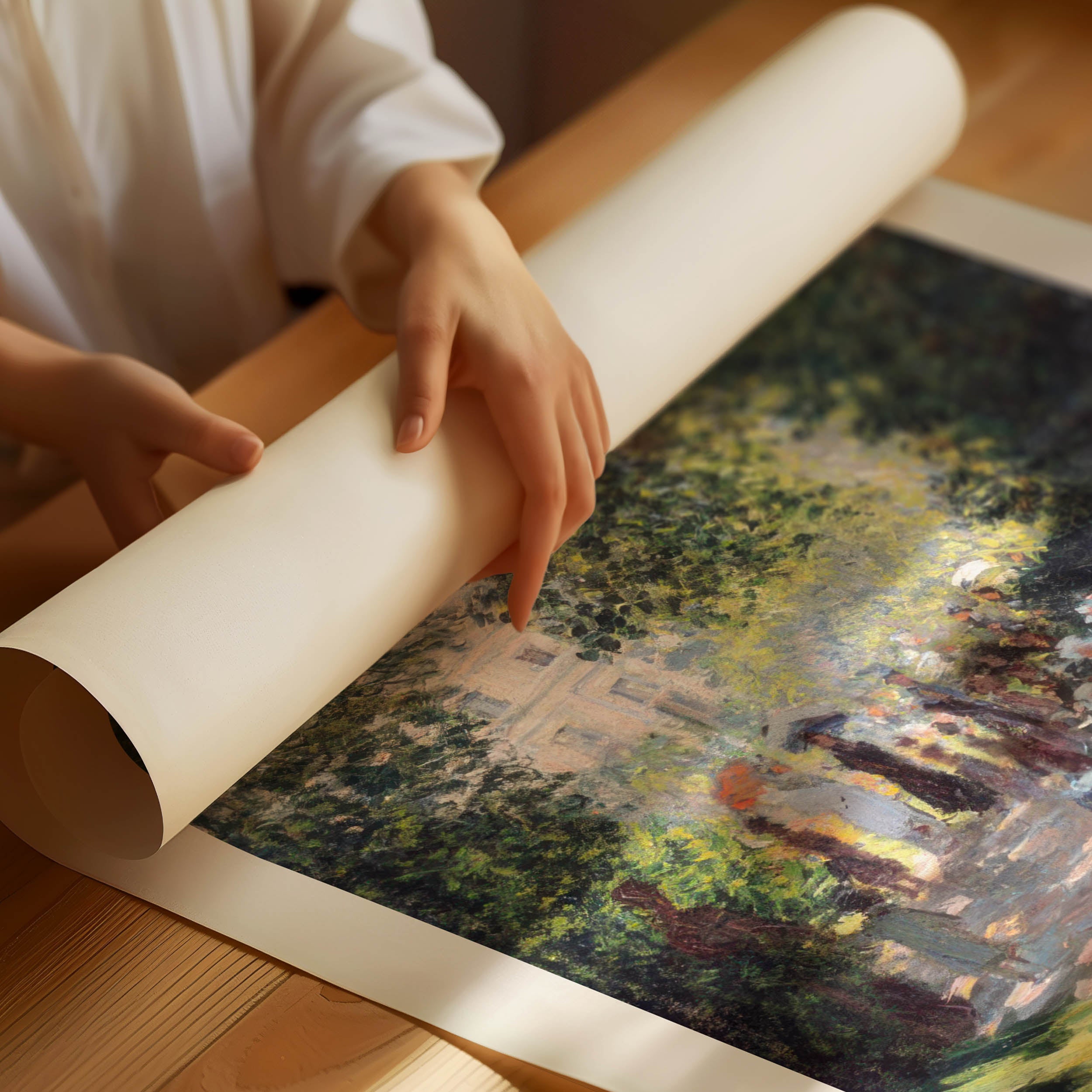 Monet "Parc Monceau" Poster