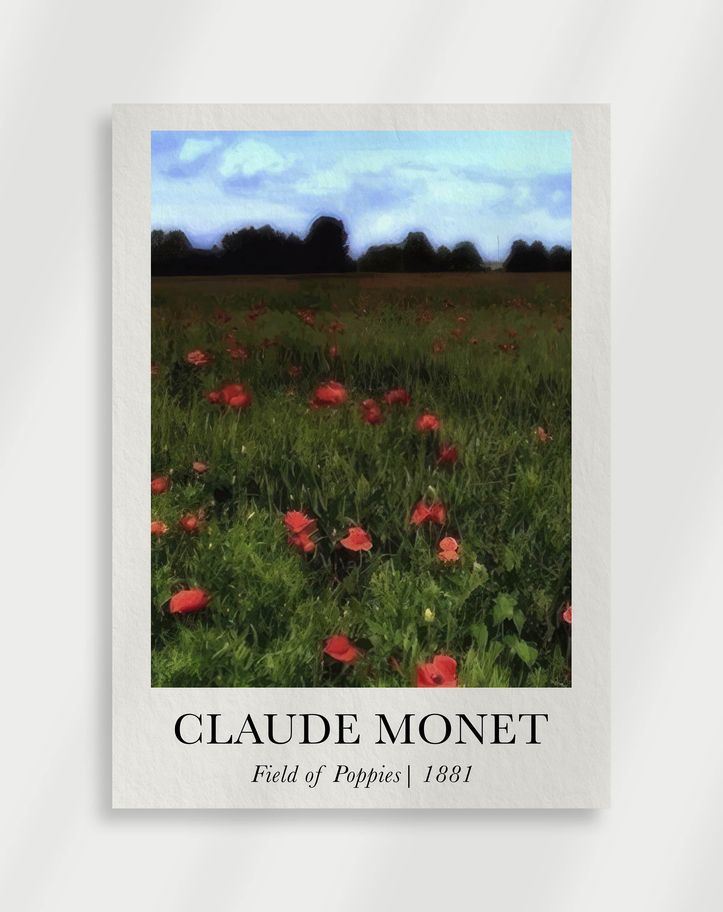 Poster för Claude Monet Vallmo