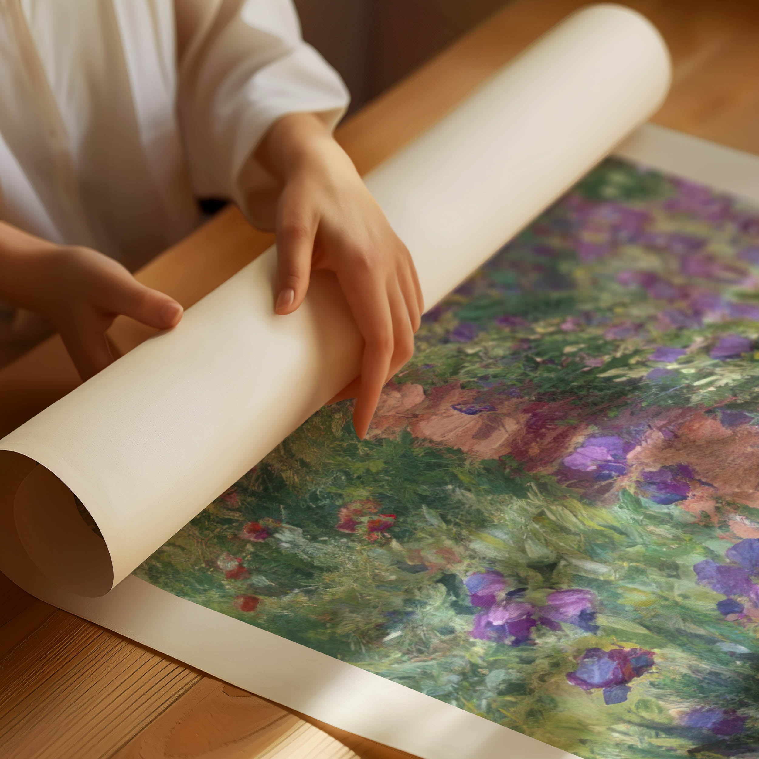 Claude Monet trädgårds Poster