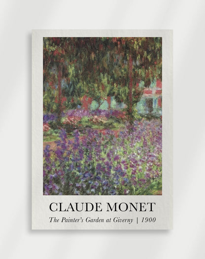 Claude Monet Garden Poster