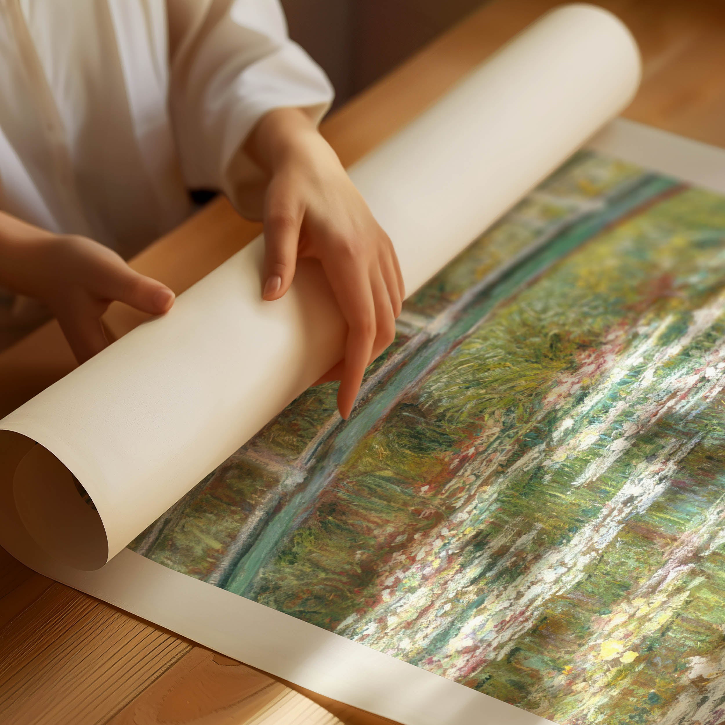 Claude Monet Bridge Poster