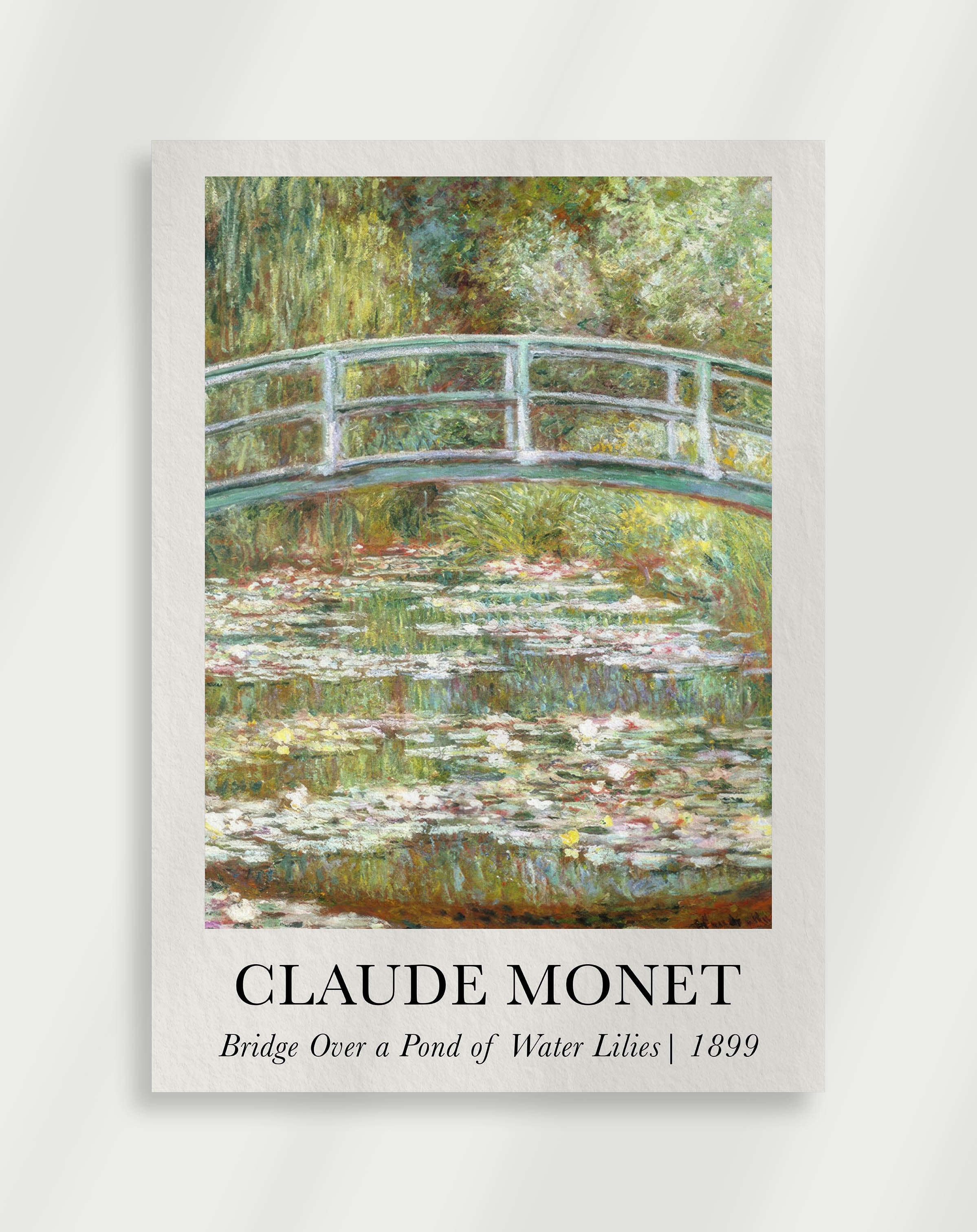 Claude Monet Bridge Poster