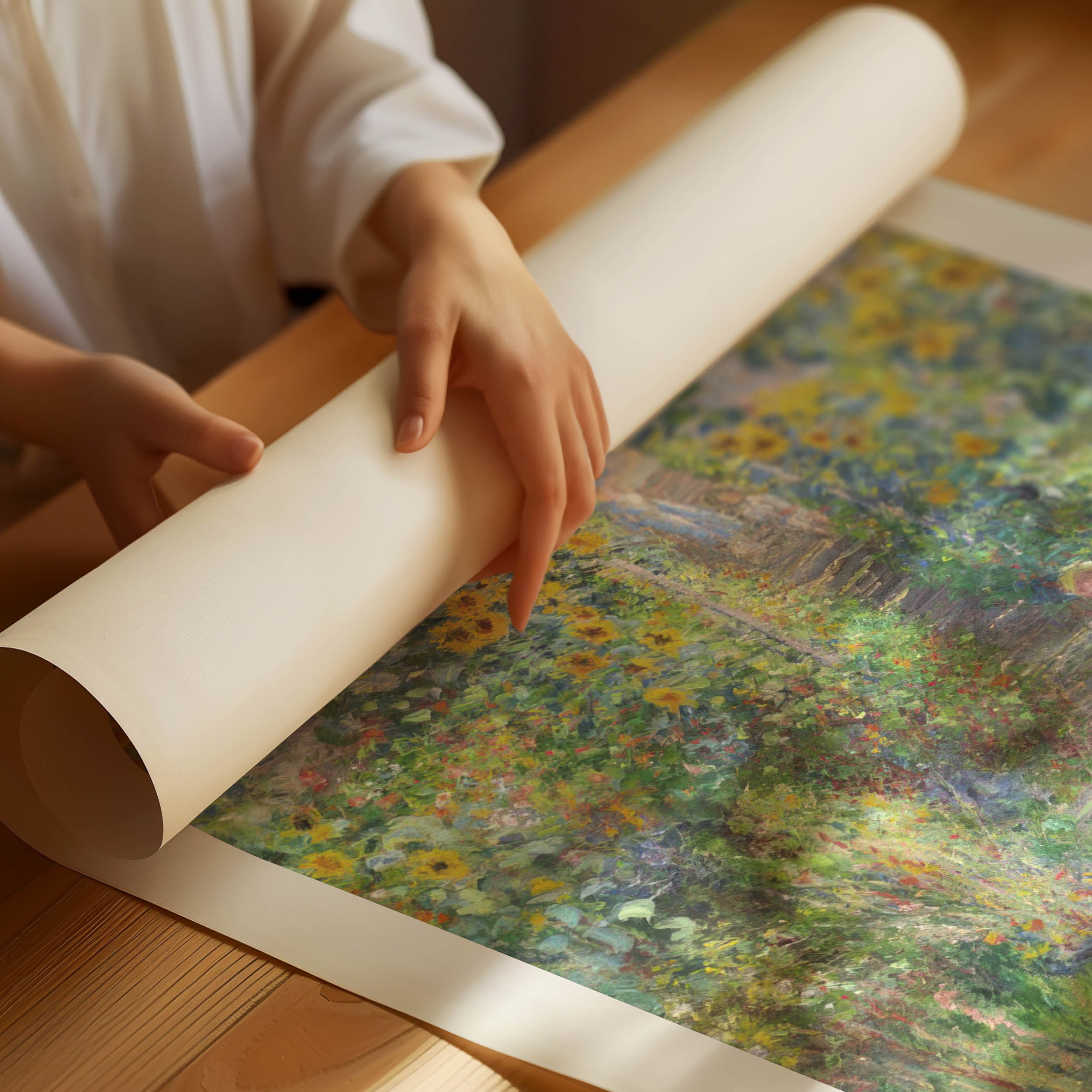 Claude monet Garden Poster