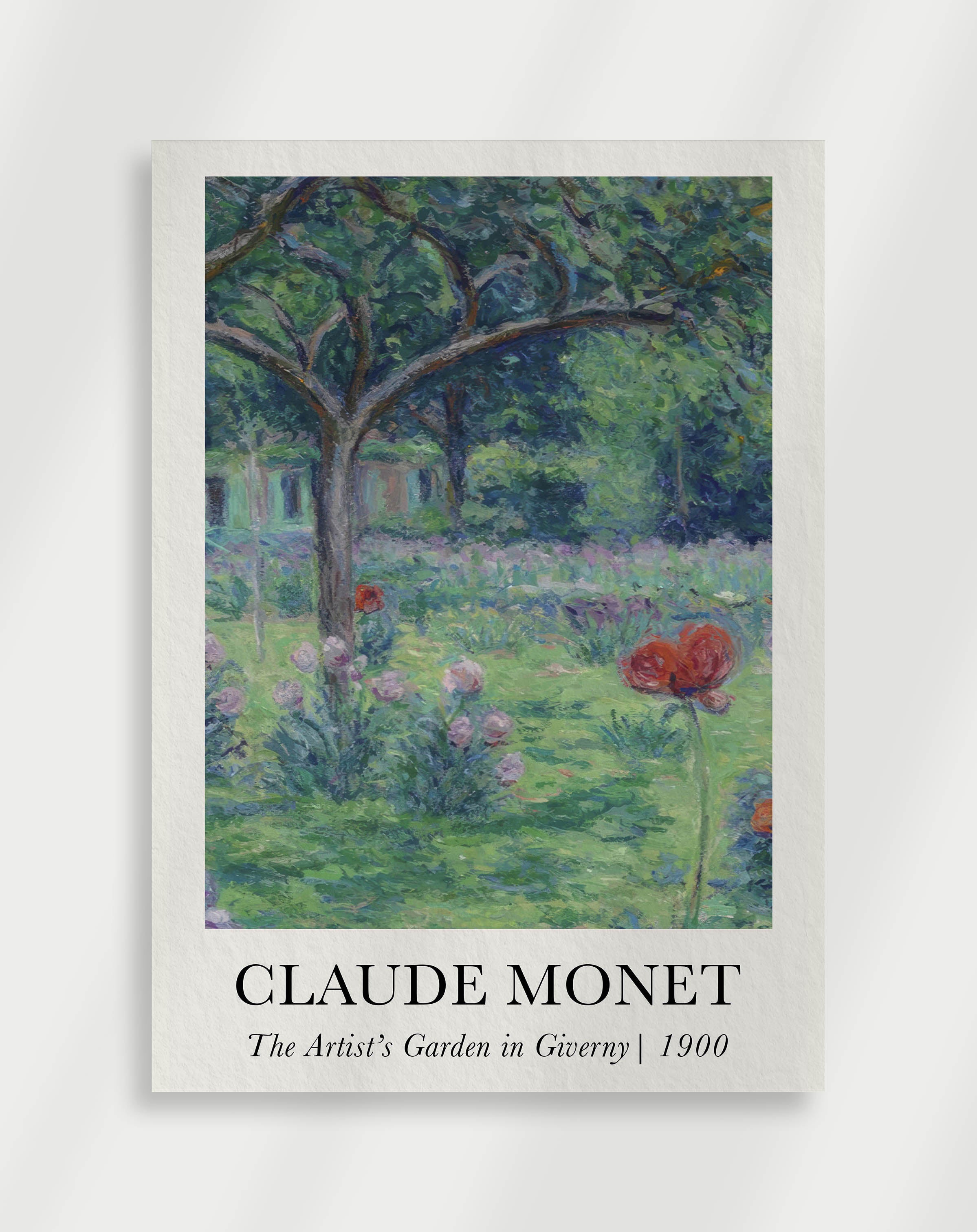 Claude monet Garden poster