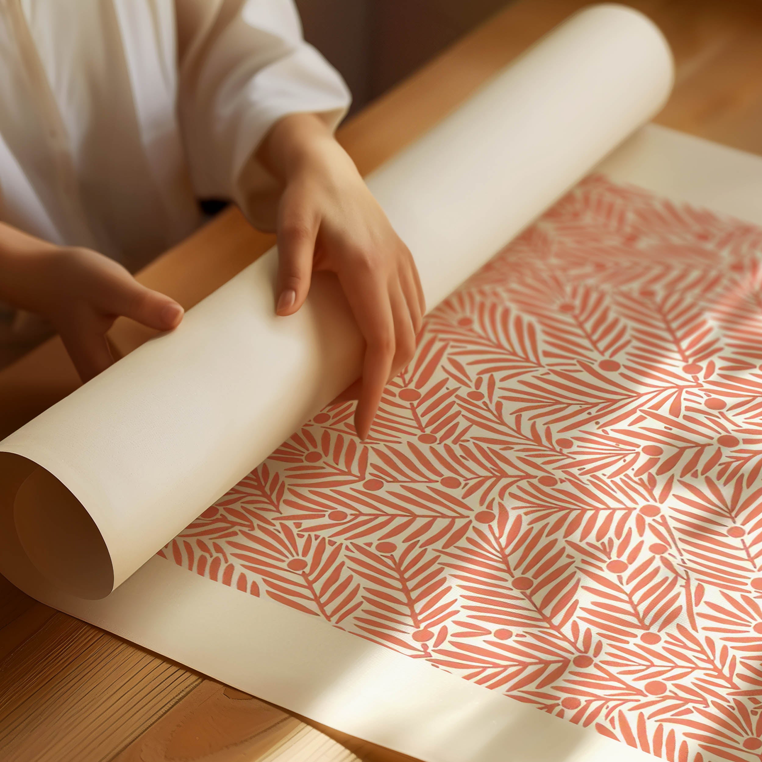 William Morris Yew and Aril Poster