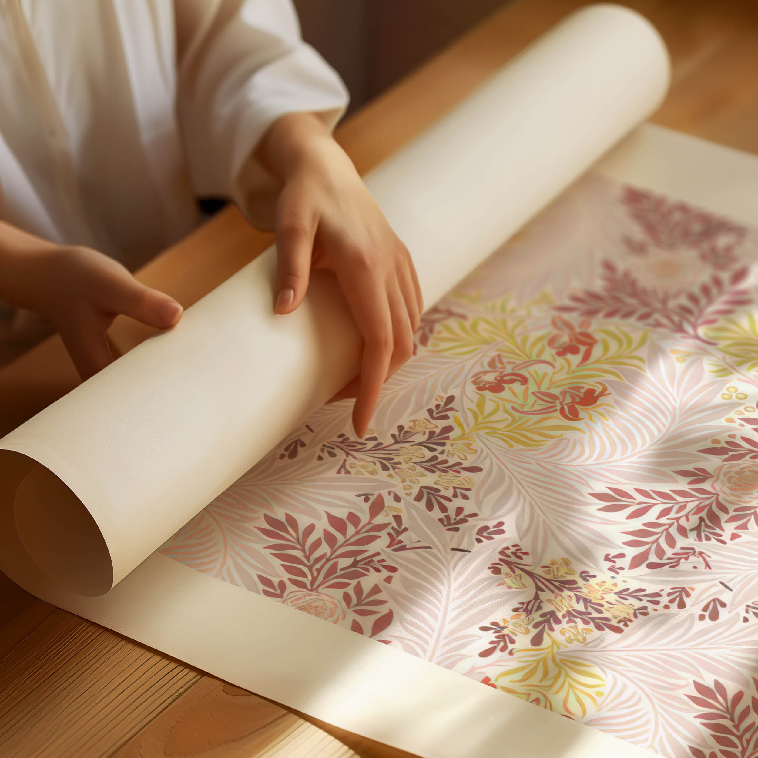 William Morris Larkspur Poster