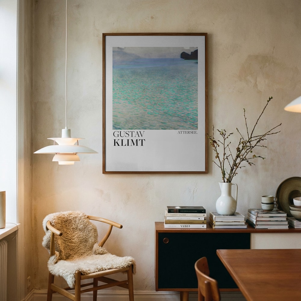 Gustav Klimt Attersee (1900) Poster