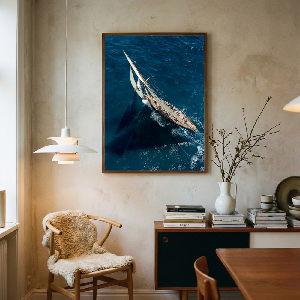 Majestic Ocean Sailboat Poster