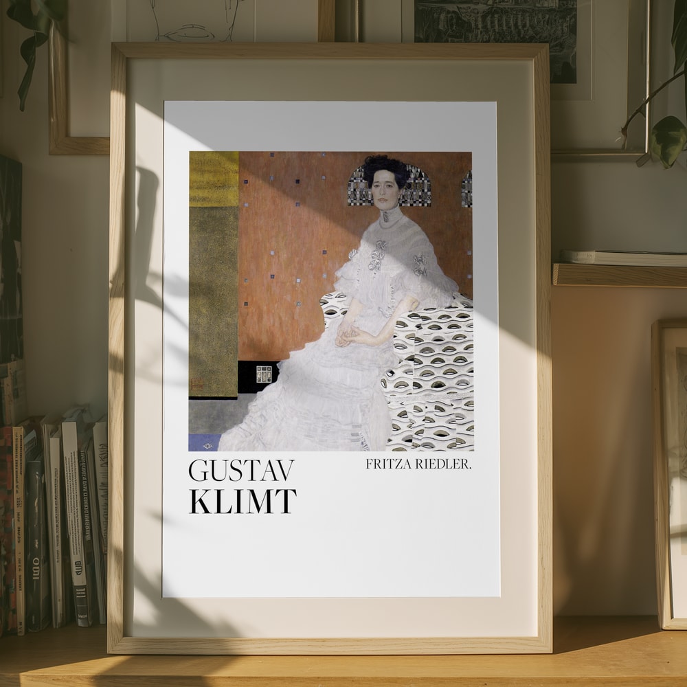 Gustav Klimt Portræt af Fritza Riedler (1906) plakat