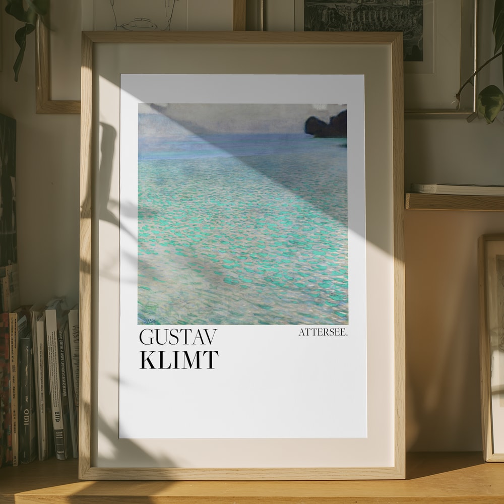 Gustav Klimt Attersee (1900) Poster
