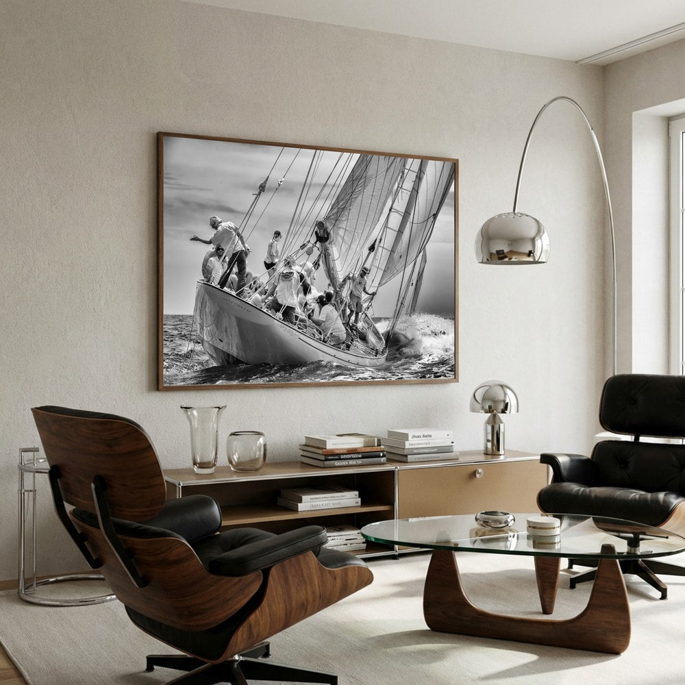klassisk segeltävling Poster