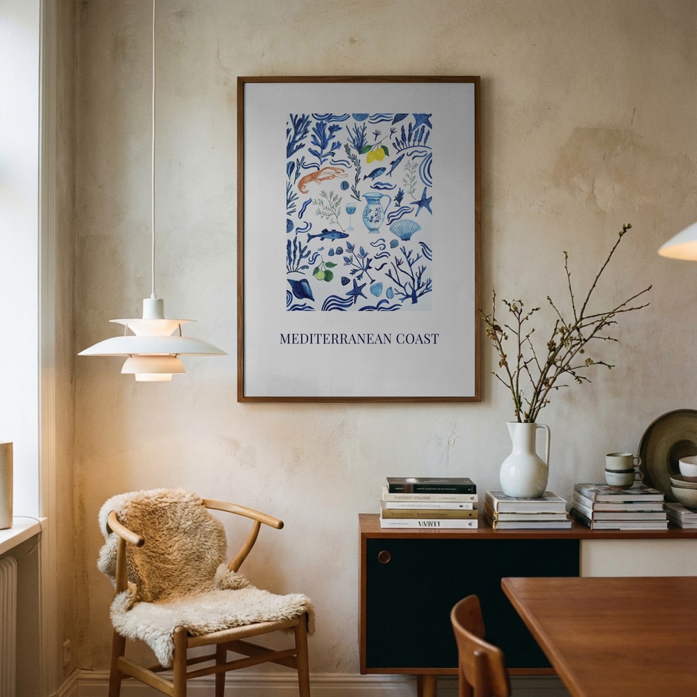 Havets läckerheter från Medelhavet Poster