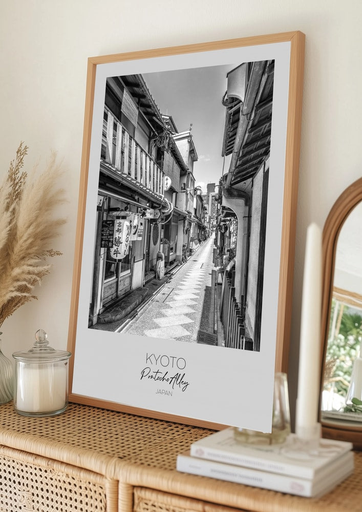 Kyoto Pontocho Stræde Plakat