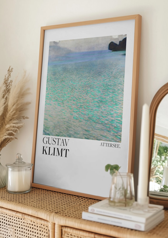 Gustav Klimt Attersee (1900) Poster