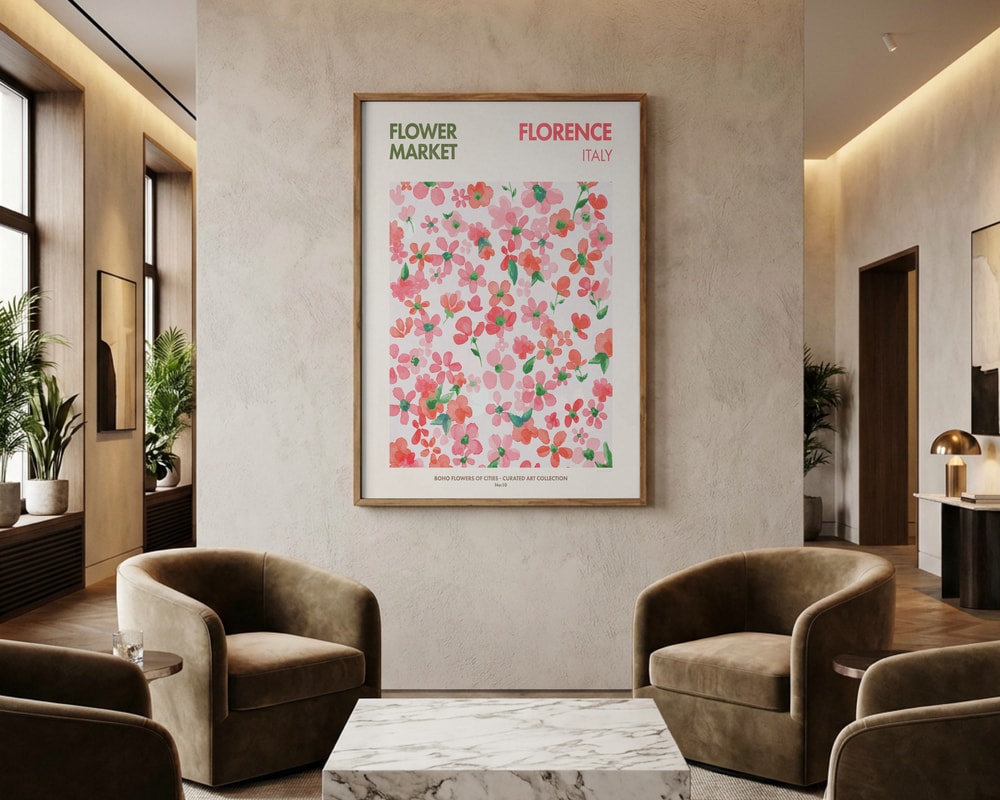 Florence Blooms Poster